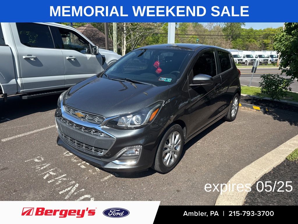Nightfall Gray Metallic 2020 Chevrolet Spark 1LT FWD Hatchback Front-Wheel Drive Continuously Variable Transmission