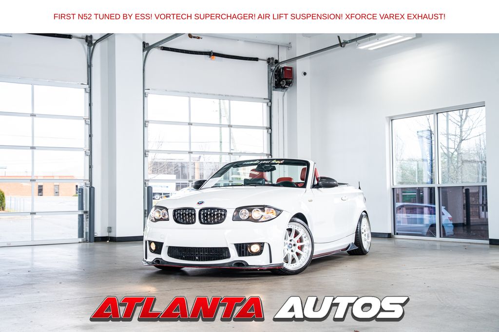 Alpine White 2011 BMW 1 Series 128i Convertible RWD Convertible Rear-Wheel Drive 6-Speed Manual