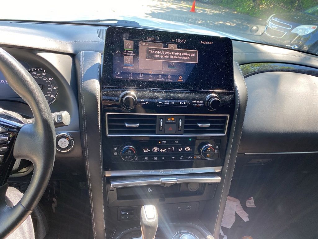 2024 Nissan Armada Platinum White at John Sisson Motors
