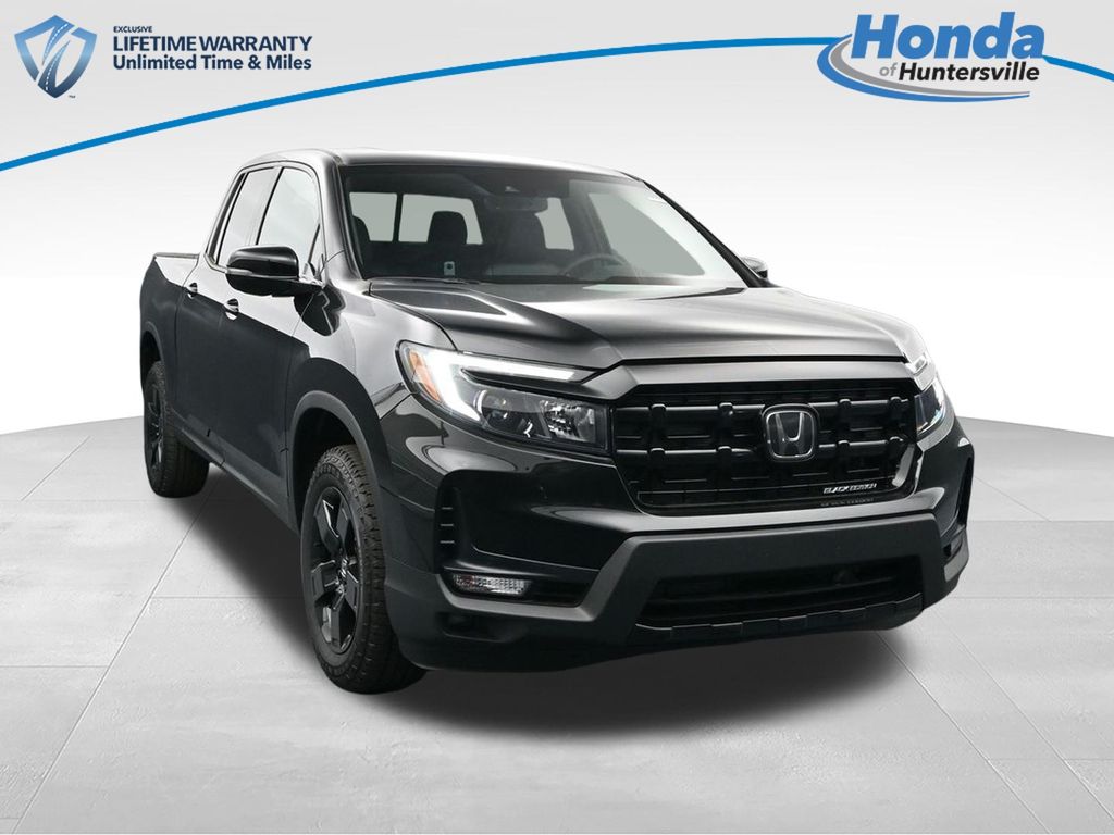 Black 2026 Honda Ridgeline Pickup Truck All-Wheel Drive 9-Speed Automatic
