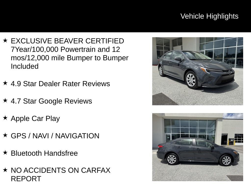 Used 2025 Toyota Corolla Hybrid Sedan