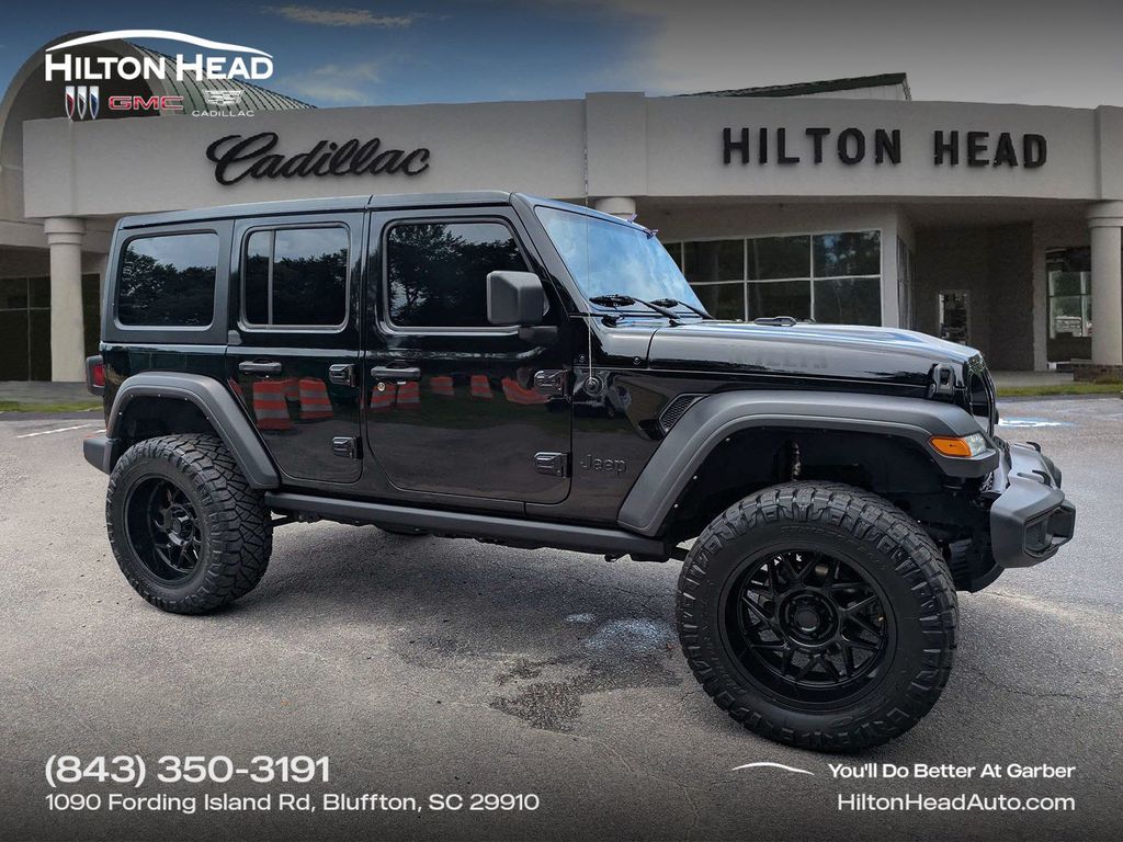 Black Clearcoat 2022 Jeep Wrangler SUV / Crossover Four-Wheel Drive 8-Speed Automatic