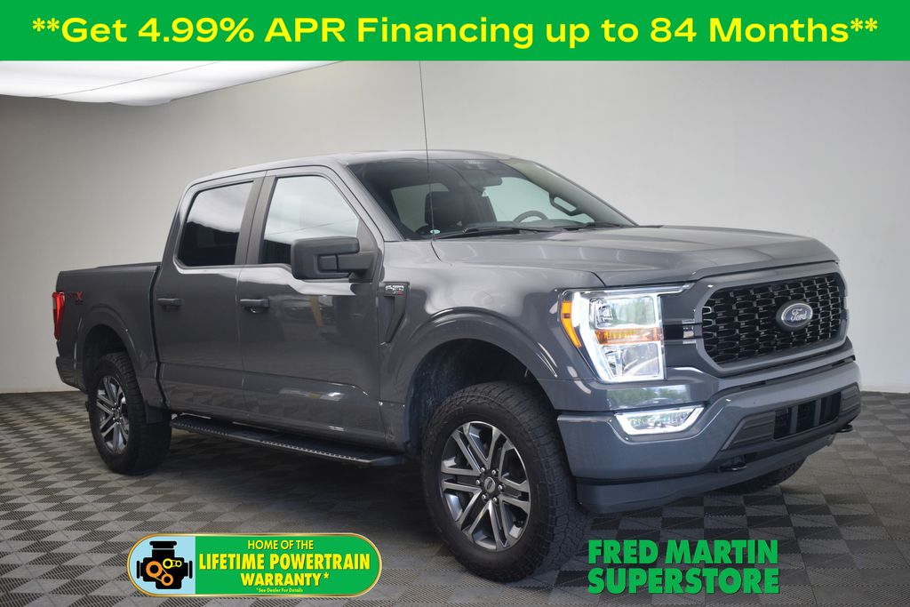 Gray (Lead Foot) 2021 Ford F-150 Pickup Truck Four-Wheel Drive Automatic