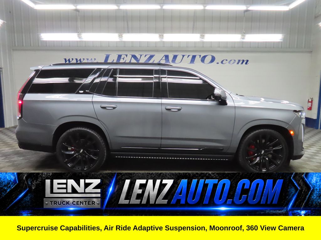 Gray (Satin Steel Metallic) 2022 Cadillac Escalade SUV / Crossover Four-Wheel Drive Automatic