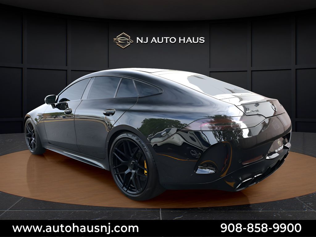 Obsidian Black Metallic 2020 Mercedes-Benz AMG GT Sedan All-Wheel Drive 9-Speed Automatic