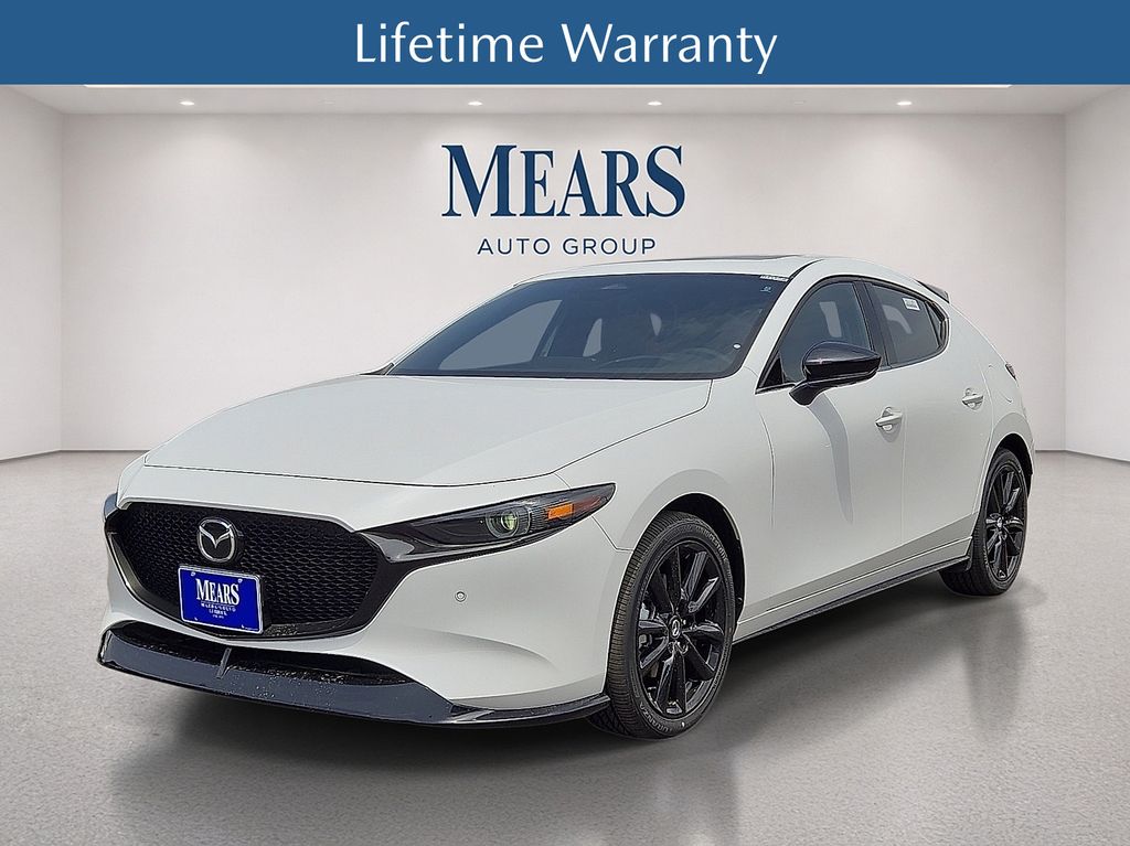 Snowflake White Pearl Mica 2026 Mazda MAZDA3 2.5 Turbo Premium Plus Hatchback AWD Hatchback All-Wheel Drive 6-Speed Automatic