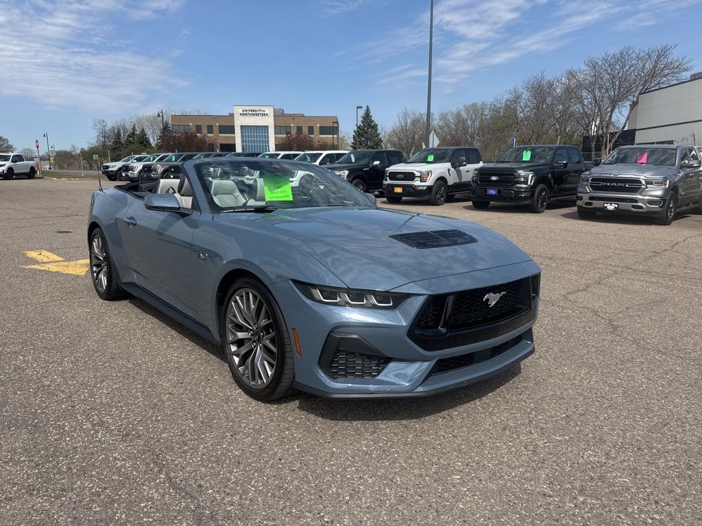 Vapor Blue 2025 Ford Mustang Convertible Rear-Wheel Drive Automatic