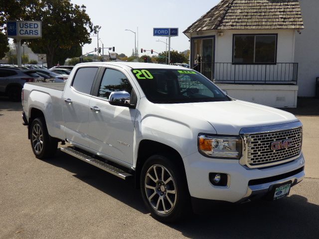 Summit White 2020 GMC Canyon Pickup Truck Four-Wheel Drive 8-Speed Automatic