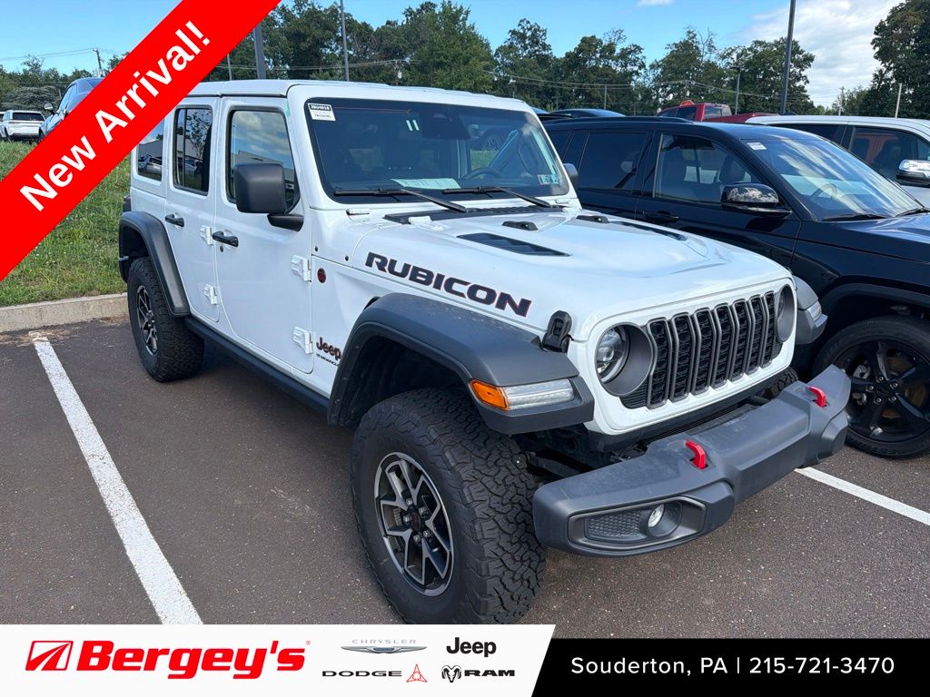 Bright White Clearcoat 2026 Jeep Wrangler SUV / Crossover Four-Wheel Drive 8-Speed Automatic