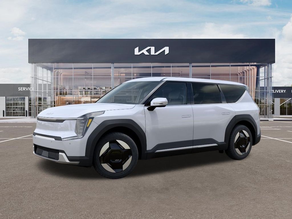 2026 Kia EV9 Light Long Range White at Shottenkirk Kia Fort Bend