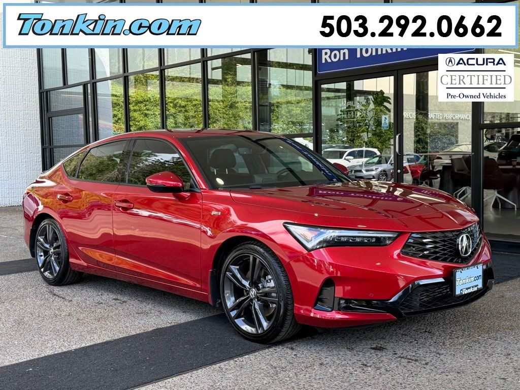 Performance Red Pearl 2023 Acura Integra FWD with Technology and A-SPEC Package Sedan Front-Wheel Drive 6-Speed Manual