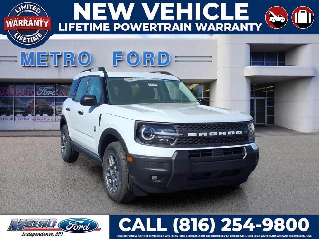 Oxford White 2025 Ford Bronco Sport SUV / Crossover All-Wheel Drive 8-Speed Automatic