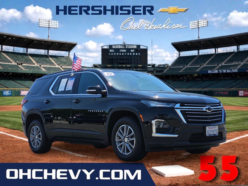 Mosaic Black Metallic 2023 Chevrolet Traverse SUV / Crossover Front-Wheel Drive 9-Speed Automatic
