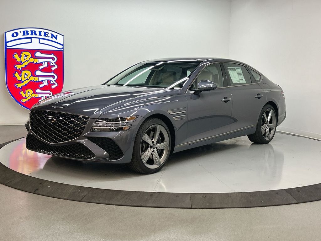 Blue 2026 Genesis G80 Sedan All-Wheel Drive 8-Speed Automatic