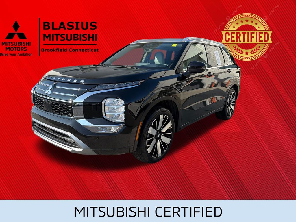 Black 2025 Mitsubishi Outlander SUV / Crossover All-Wheel Drive Continuously Variable Transmission