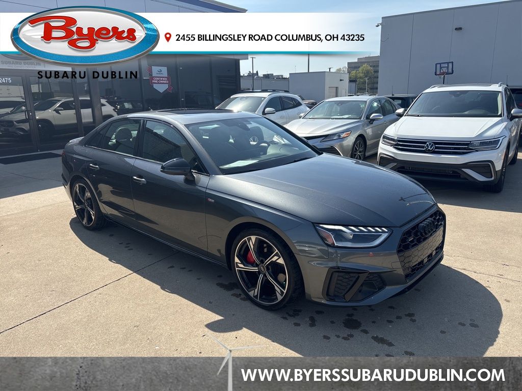 Daytona Gray Pearl Effect 2025 Audi A4 quattro Premium Plus S Line 45 TFSI Sedan All-Wheel Drive 7-Speed Automatic