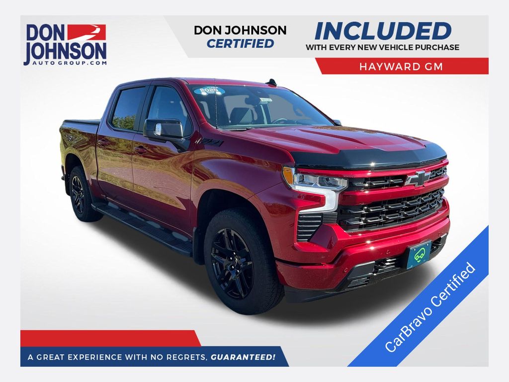 Radiant Red Tintcoat 2025 Chevrolet Silverado 1500 Pickup Truck Four-Wheel Drive Automatic