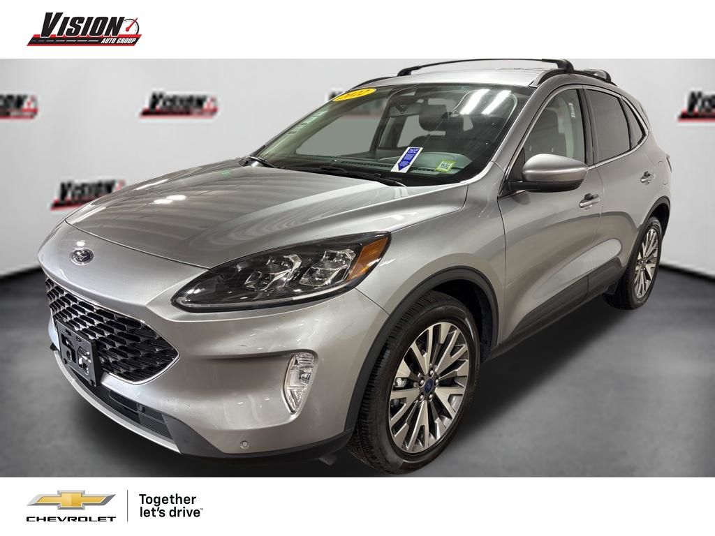 Silver Metallic 2022 Ford Escape Hybrid SUV / Crossover All-Wheel Drive Continuously Variable Transmission