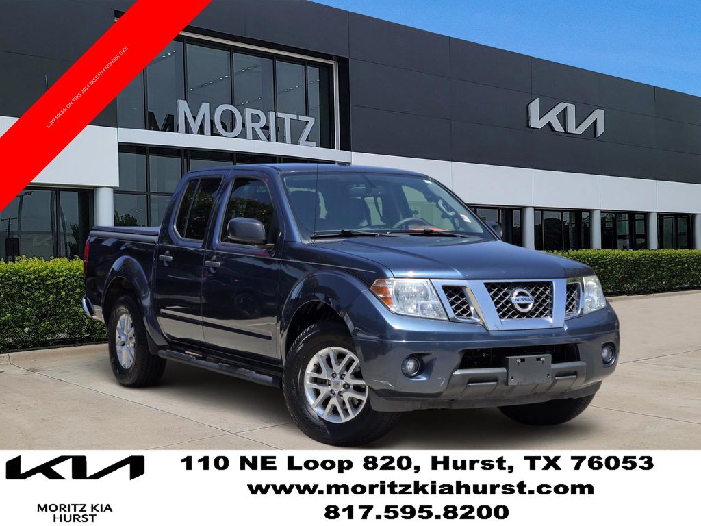 Gray (Graphite Blue) 2014 Nissan Frontier Pickup Truck 4X2 5-Speed Automatic Overdrive