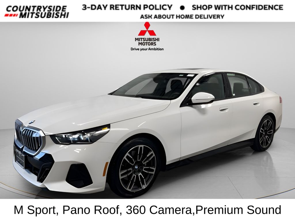 Alpine White 2026 BMW 5 Series Sedan All-Wheel Drive 8-Speed Automatic