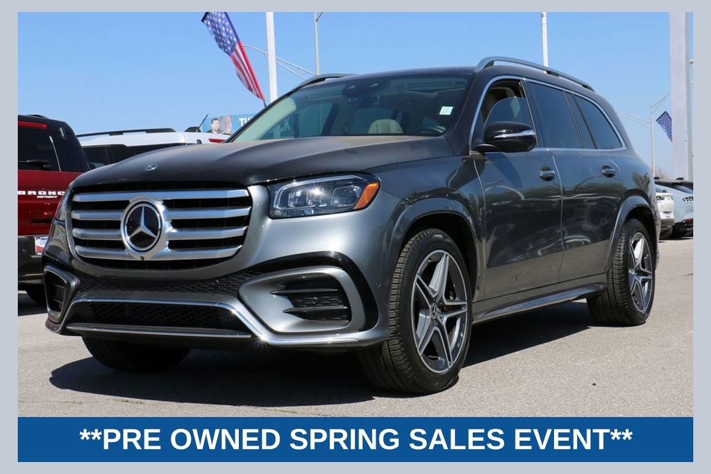 Gray 2025 Mercedes-Benz GLS 450 4MATIC SUV / Crossover All-Wheel Drive 9-Speed Automatic