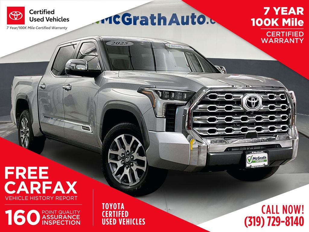Celestial Silver Metallic 2025 Toyota Tundra Pickup Truck Four-Wheel Drive Automatic