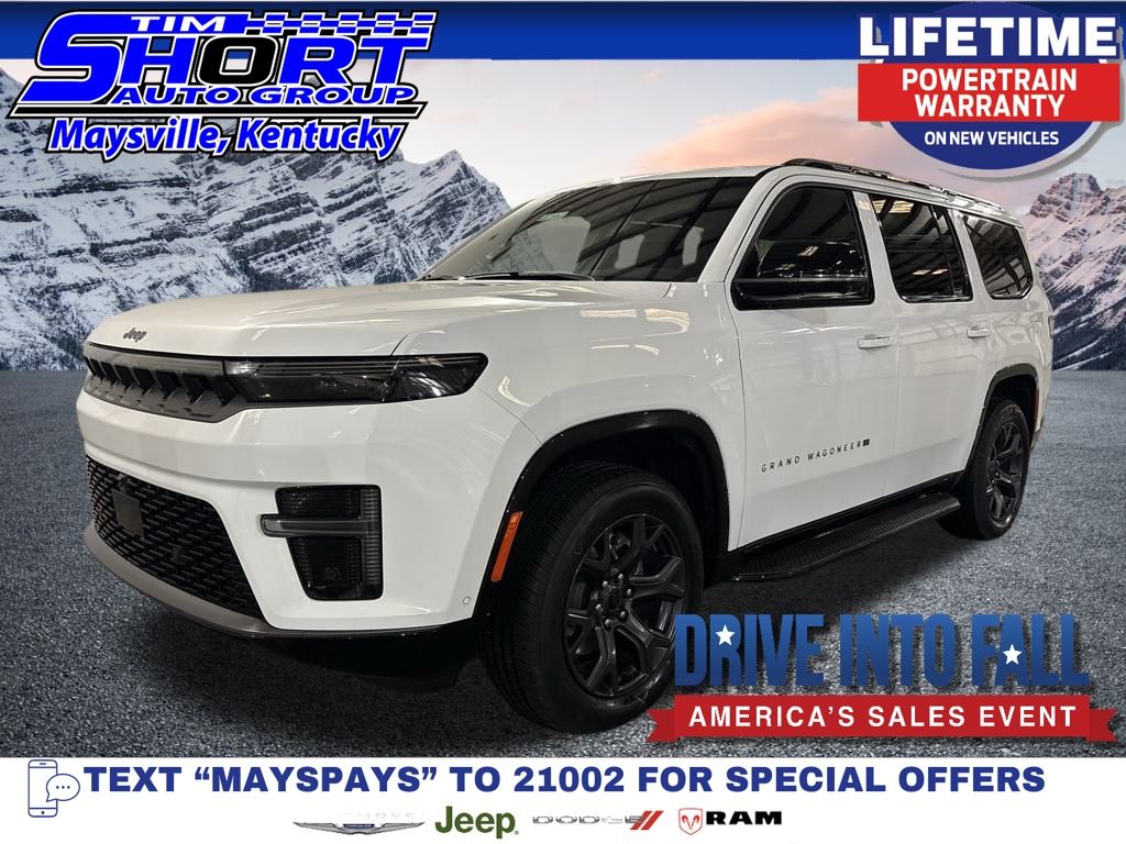 Bright White Clearcoat 2026 Jeep Grand Wagoneer SUV / Crossover Four-Wheel Drive 8-Speed Automatic