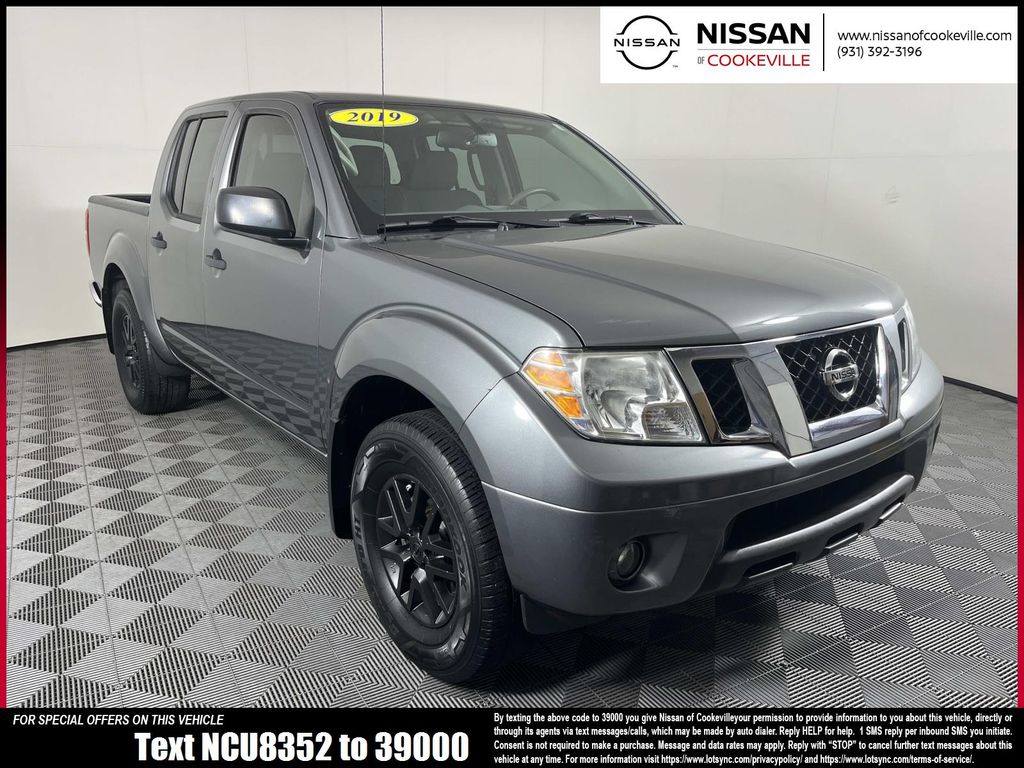 Gray (Gun Metallic) 2019 Nissan Frontier Pickup Truck Four-Wheel Drive 5-Speed Automatic Overdrive