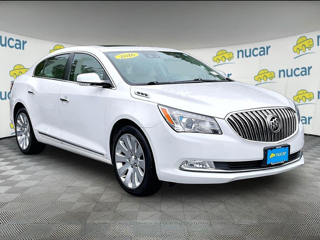 White Frost Tricoat 2016 Buick LaCrosse Sedan All-Wheel Drive 6-Speed Automatic Overdrive