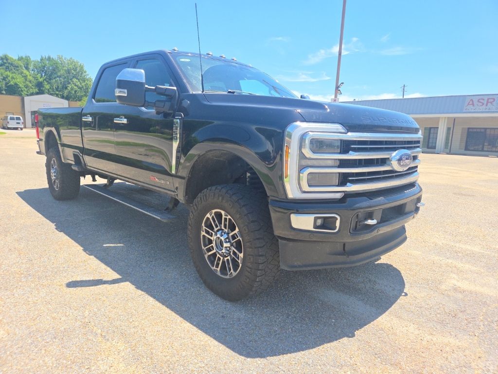 Black Metallic 2024 Ford F-350 Super Duty Limited Crew Cab 4WD Pickup Truck Four-Wheel Drive Automatic