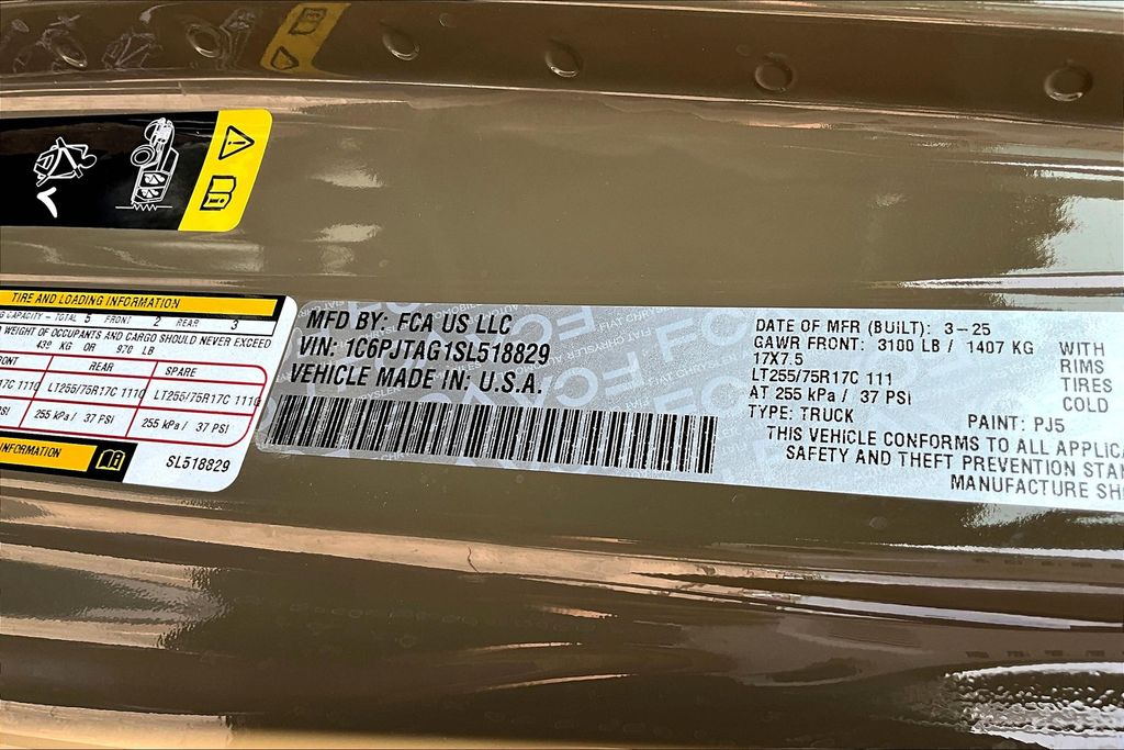 2025 Jeep Gladiator Sport Green at Texan Dodge Chrysler Jeep Ram