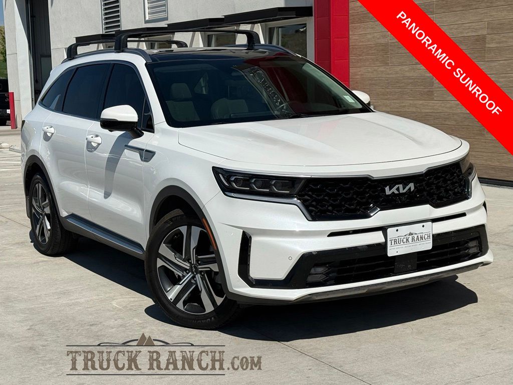 Snow White Pearl 2023 Kia Sorento Hybrid SUV / Crossover All-Wheel Drive 6-Speed Automatic