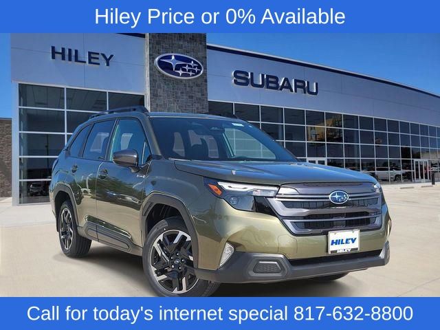 Green Metallic 2026 Subaru Forester Hybrid SUV / Crossover All-Wheel Drive Continuously Variable Transmission