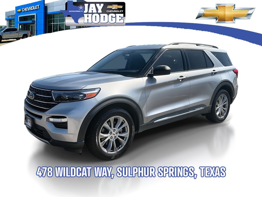Silver Metallic 2020 Ford Explorer SUV / Crossover Rear-Wheel Drive Automatic