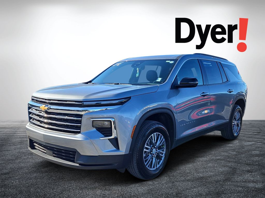 Sterling Gray Metallic 2025 Chevrolet Traverse SUV / Crossover Four-Wheel Drive 8-Speed Automatic