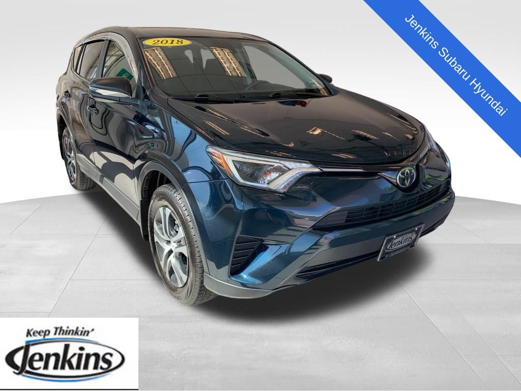 Teal (Galactic Aqua Mica) 2018 Toyota RAV4 SUV / Crossover All-Wheel Drive 6-Speed Automatic