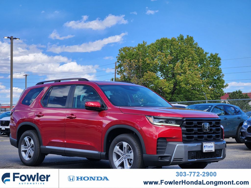 Radiant Red Metallic II 2026 Honda Pilot EX-L AWD SUV / Crossover All-Wheel Drive Automatic