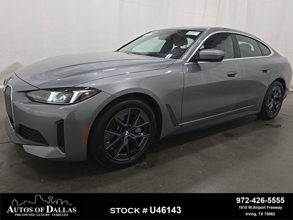 Gray (Skyscraper Grey Metallic) 2025 BMW i4 Sedan Rear-Wheel Drive Automatic
