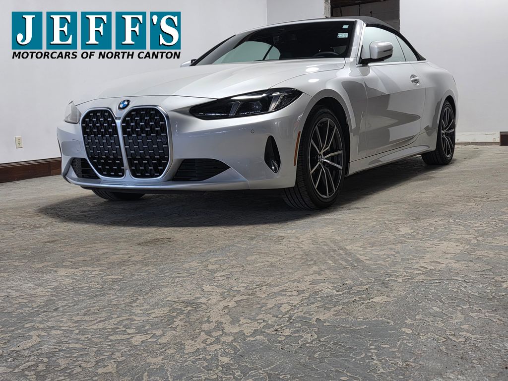 Mineral White Metallic 2025 BMW 4 Series 430i Convertible xDrive Convertible All-Wheel Drive 8-Speed Automatic
