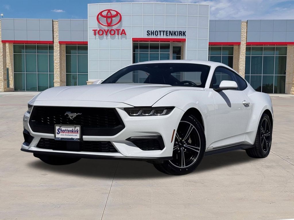 Oxford White 2024 Ford Mustang EcoBoost Premium Fastback RWD Coupe Rear-Wheel Drive Automatic
