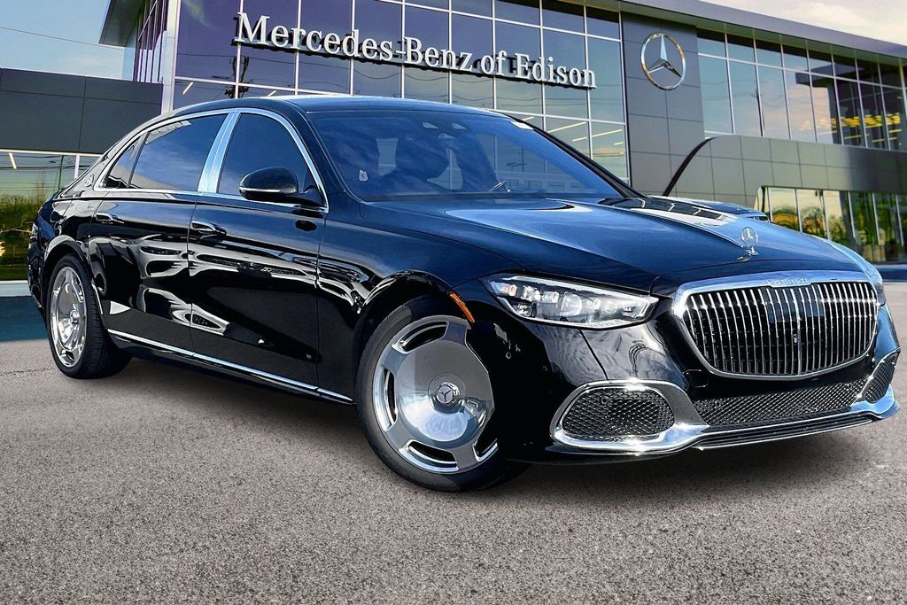 Black 2022 Mercedes-Benz S-Class Maybach S 580 4MATIC AWD Sedan All-Wheel Drive 9-Speed Automatic