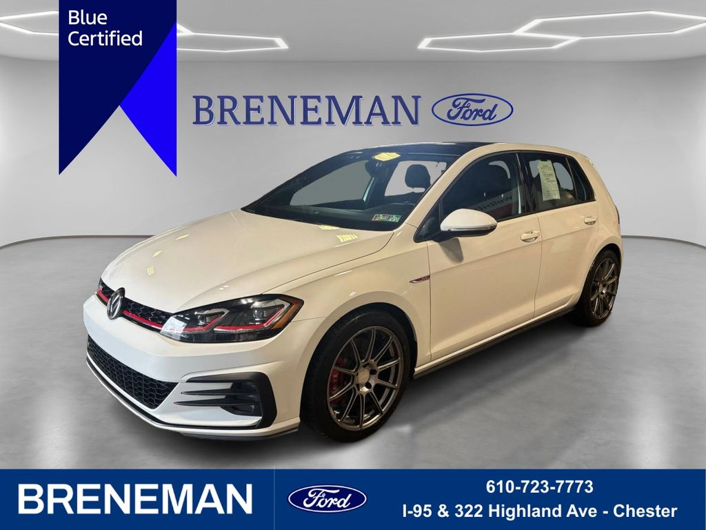 White 2018 Volkswagen Golf GTI Hatchback Front-Wheel Drive 6-Speed Dual Clutch