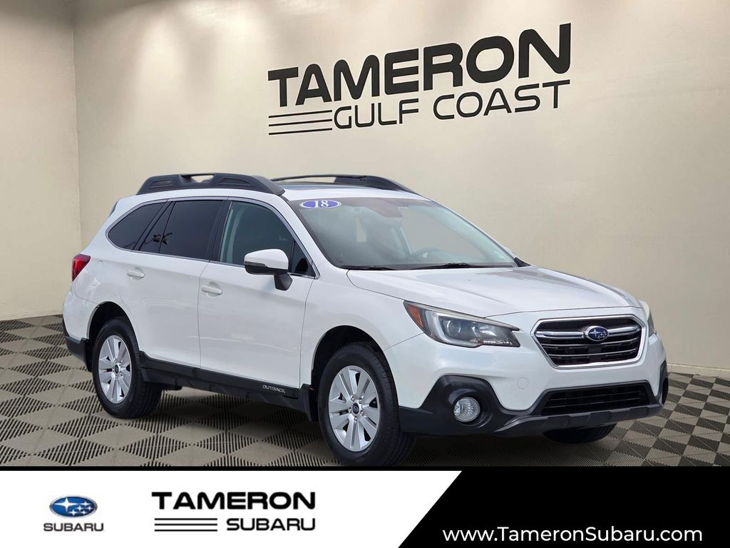 Crystal White Pearl 2018 Subaru Outback Wagon All-Wheel Drive Continuously Variable Transmission