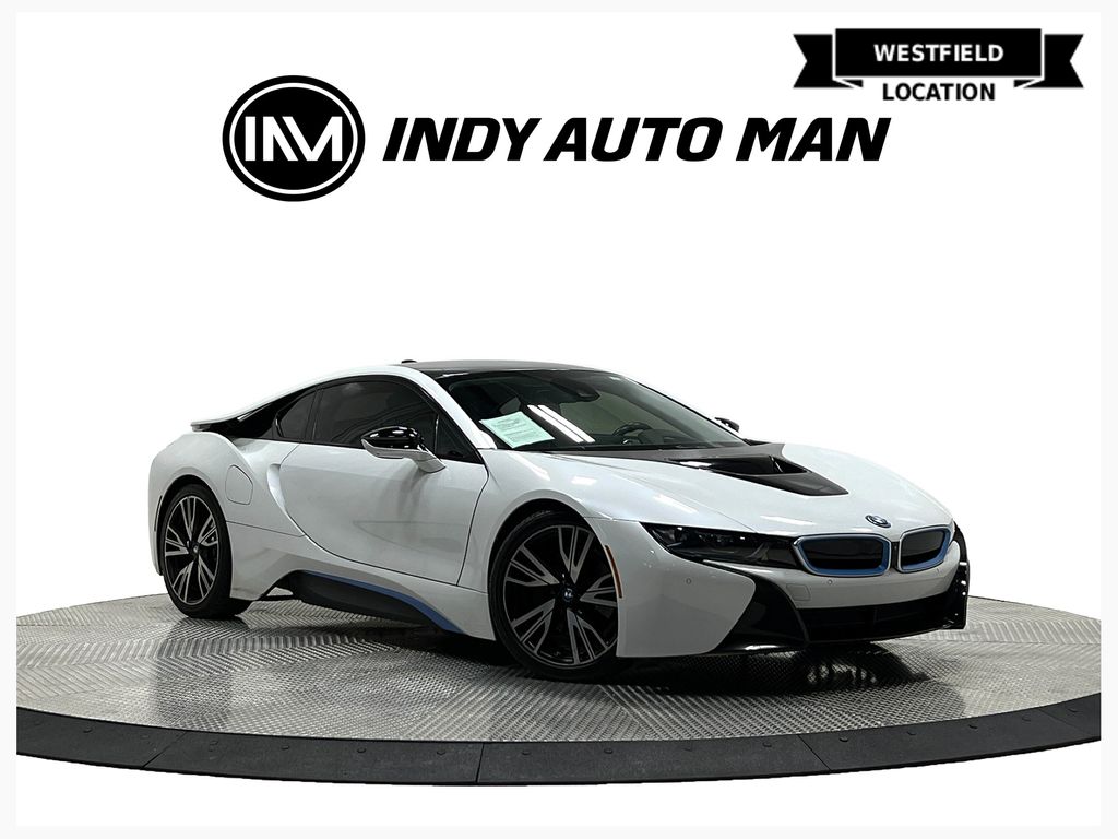 Crystal White Pearl 2016 BMW i8 Coupe All-Wheel Drive 6-Speed Automatic
