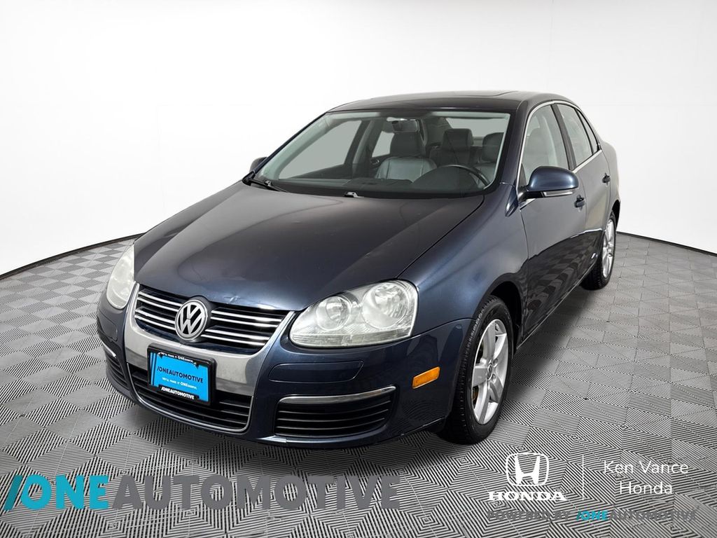 Blue 2008 Volkswagen Jetta Sedan Front-Wheel Drive 6-Speed Automatic