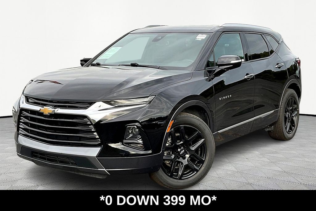 Black 2022 Chevrolet Blazer Premier AWD SUV / Crossover All-Wheel Drive 9-Speed Automatic Overdrive