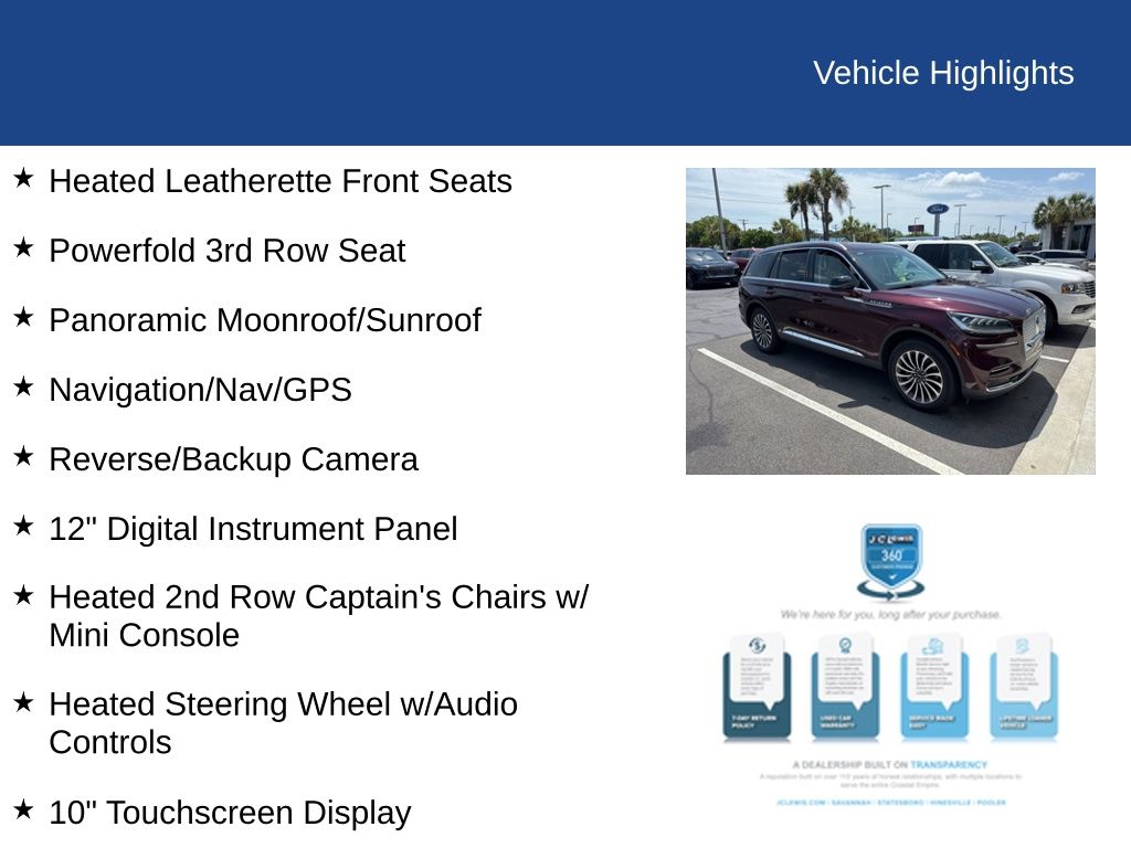 2022 Lincoln Aviator Standard