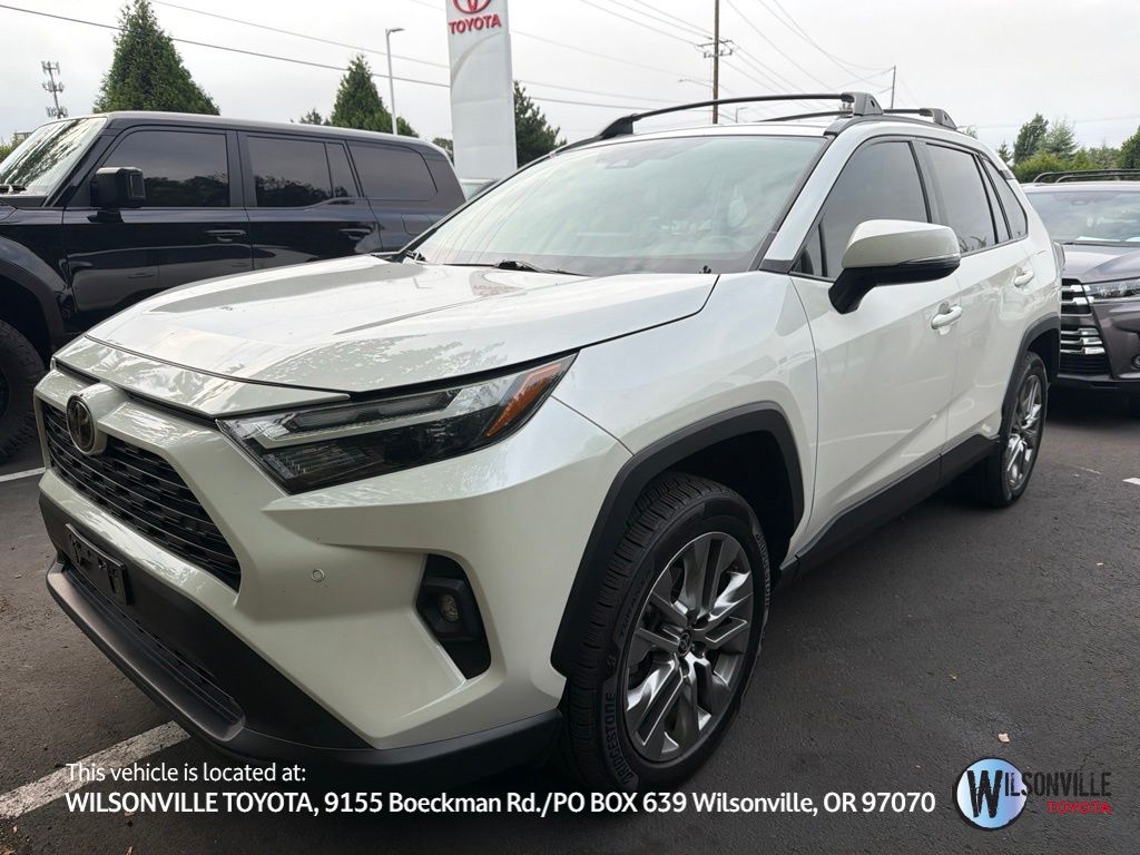 White (Blizzard Pearl) 2022 Toyota RAV4 SUV / Crossover All-Wheel Drive 8-Speed Automatic