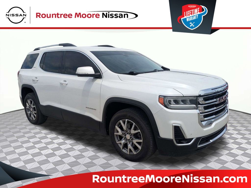 White Frost 2021 GMC Acadia SLT AWD SUV / Crossover Four-Wheel Drive 9-Speed Automatic