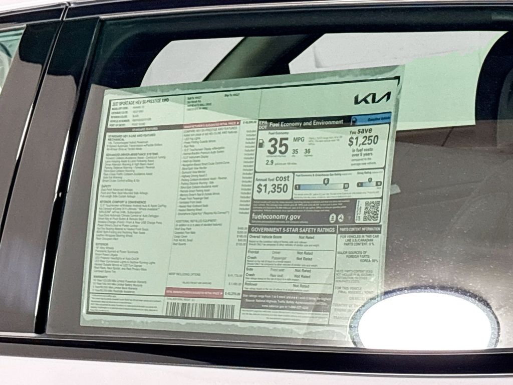 2027 Kia Sportage Hybrid SX-Prestige